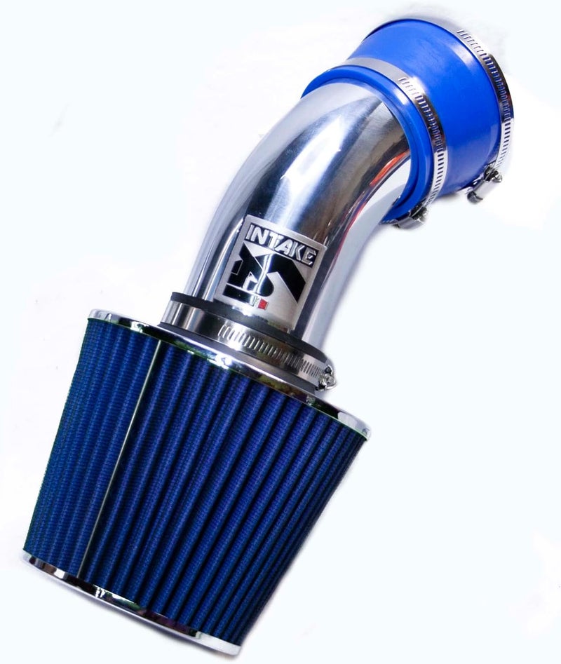 INTAKEKAI Performance Air Intake (Compatible with 1998-2005 BMW E46 323/325/328/330 with I6 models) (BLUE)